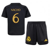 Camisa de time de futebol Real Madrid Nacho #6 Replicas 3º Equipamento Infantil 2023-24 Manga Curta (+ Calças curtas)